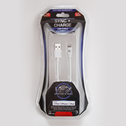 MFI Certified Lightning sync and charge cable (white)