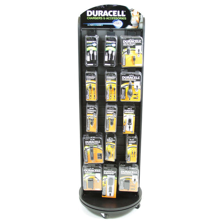 Duracell 2-sided Spinner Floor Display (60 or 90 count)