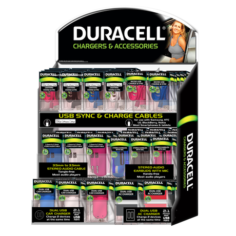 Duracell 3-Tier Counter Display (74 count)
