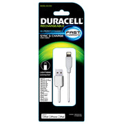 Duracell Sync & Charge MFI Certified USB to Lightning Cable (DU1339)