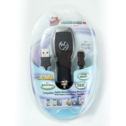 USB Car Charger w Charge/Sync Cable